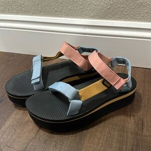 Teva platform sandals